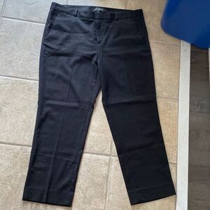 Banana republic, Hampton fit 14, black, lightly textured, dress pants zipper